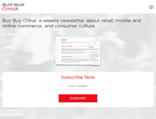 Tablet Screenshot of buybuychina.com